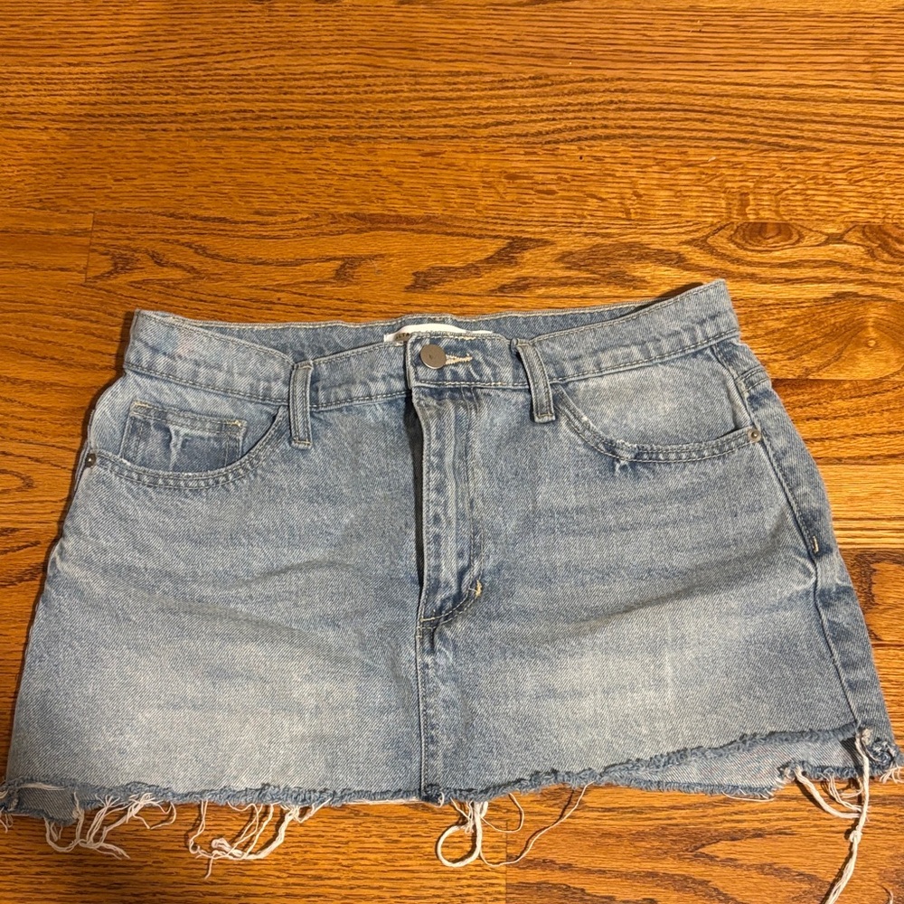 Altard state Denim Mini Skirt